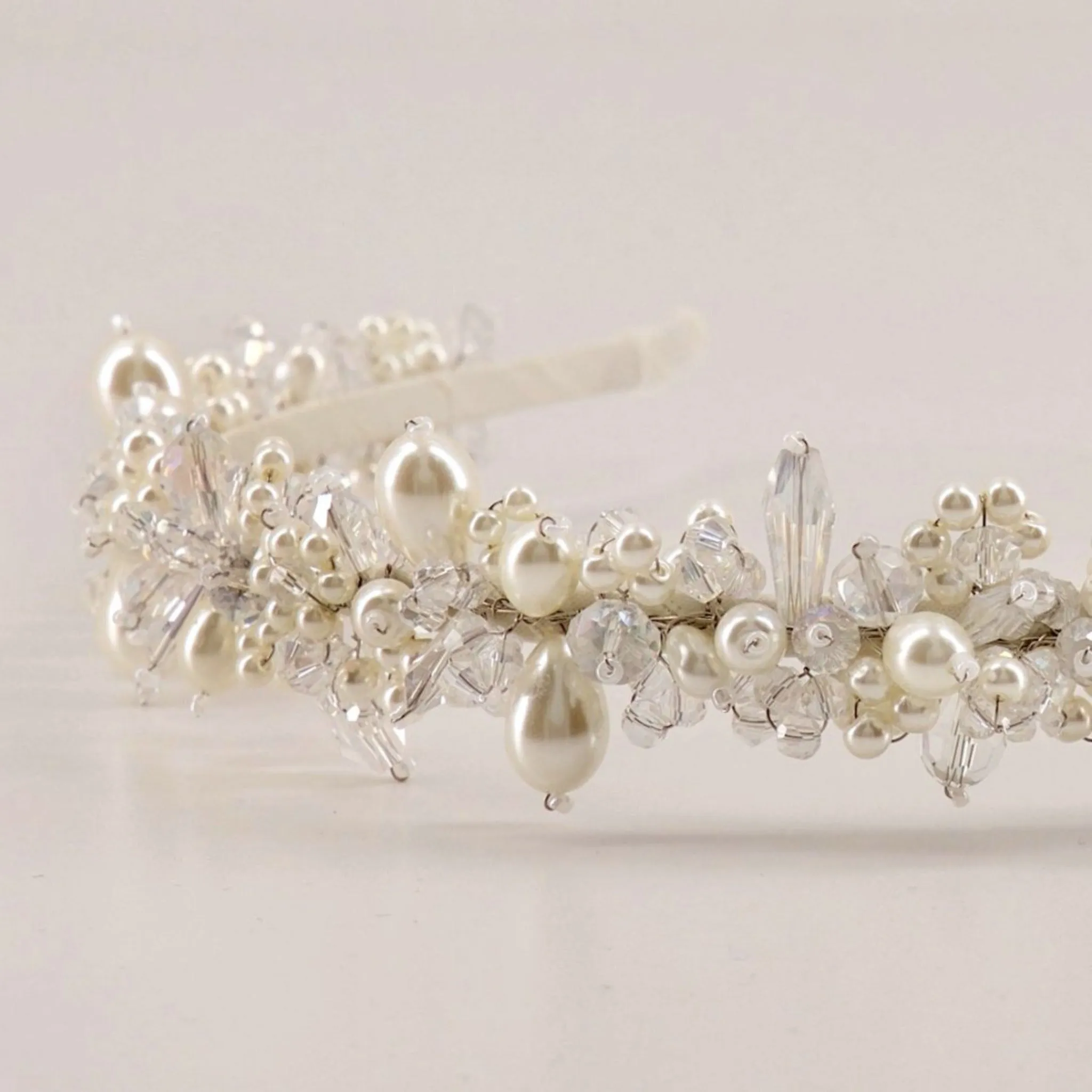 The Sachi Pearl and Crystal Headband