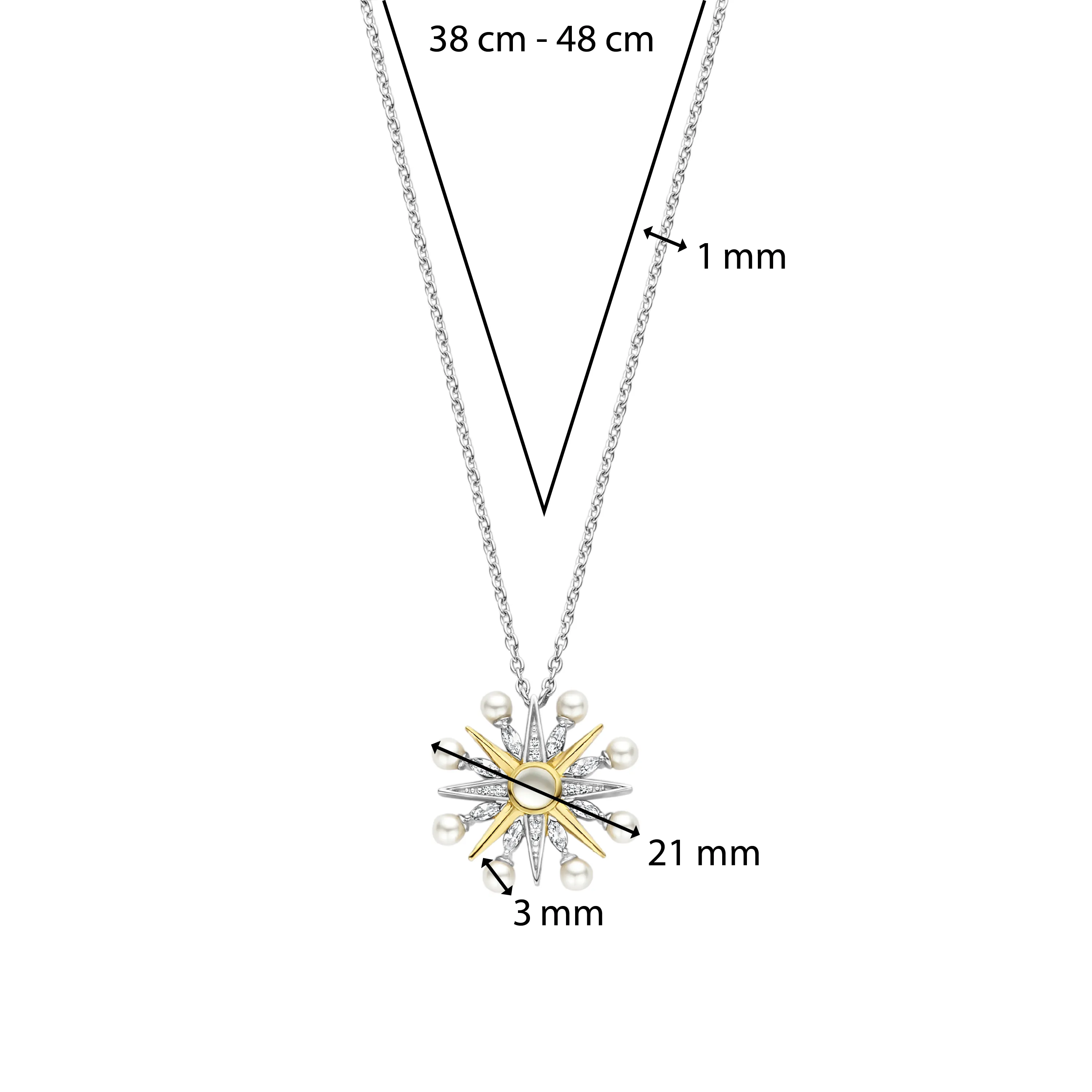 TI SENTO Necklace 34033YP