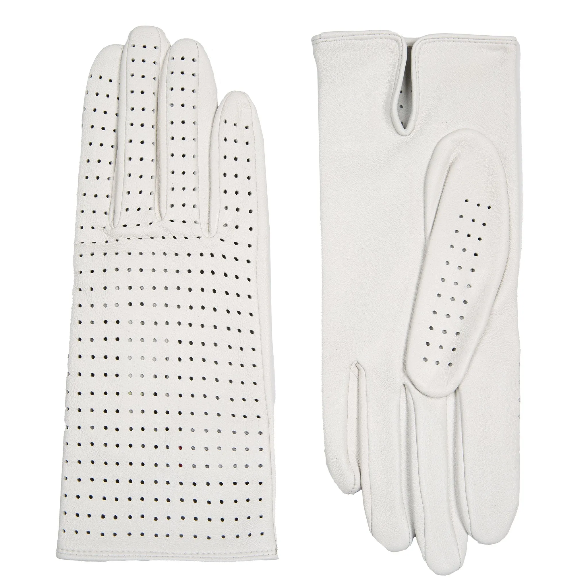 Women’s Perforated Leather Gloves